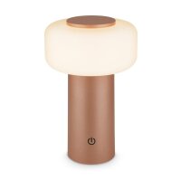Akku-Leuchte Briloner 1,8 Watt LED Tischleuchte Coffee...