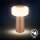 Akku-Tischleuchte Akku-Leuchte, Coffee, 1,8 Watt, Touchdimmer, IP44, Ø 13 cm – Briloner