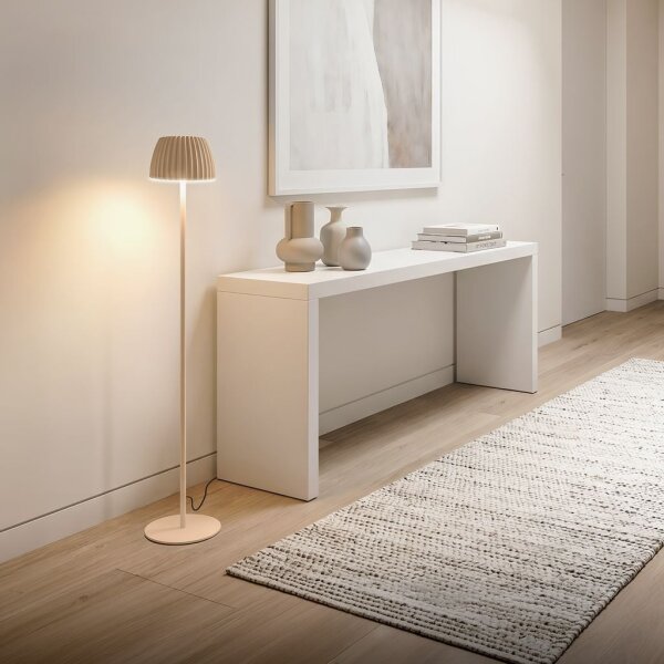 Stehleuchte Briloner 8 Watt LED Stehlampe Coffee Touch-Dimmer 124 cm