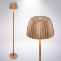 Stehleuchte Briloner 8 Watt LED Stehlampe Coffee Touch-Dimmer 124 cm
