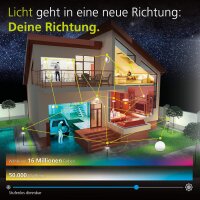 EGLO MONTEROLO-C Außenleuchte Smarte Außenkugel 60 cm 9 Watt LED CCT + RGB Gartenkugel
