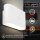Akku-Leuchte Briloner 3 Watt LED Wandlampe ohne Bohren Weiß Bewegungsmelder Wandleuchte