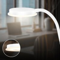 Klemmleuchte Briloner 3,2 Watt LED Klammerleuchte Weiß 350 Lumen