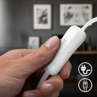 Klemmleuchte Briloner 3,2 Watt LED Klammerleuchte Weiß 350 Lumen