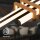 Deckenleuchte Briloner Frame 21 Watt LED Schwarz / Holz Deckenlampe