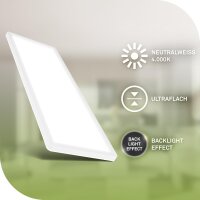 Deckenleuchte Briloner 14 Watt LED Panel Deckenlampe...