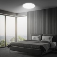 Deckenleuchte Briloner 22 Watt LED Sternenhimmel Deckenlampe Fernbedienung 37,5 cm dimmbar CCT