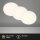 LED Einbauleuchten Gima, Weiß-Matt, 3x4,9W, 425lm, 3000K, Memory-Funktion, IP20 – Briloner