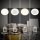 LED Einbauleuchten Gima, Weiß-Matt, 3x4,9W, 425lm, 3000K, Memory-Funktion, IP20 – Briloner