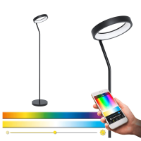 EGLO MARHERA-C Stehleuchte LED Smart Home Schwarz...
