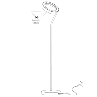 EGLO MARHERA-C Stehleuchte LED Smart Home Schwarz Stehlampe dimmbar RGB CCT