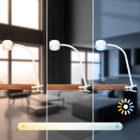 Briloner LED Akku-Klemmleuchte magnetisch abnehmbarer...