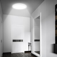 Briloner Move LED Deckenleuchte Weiß Ø29cm IP44 Sensor Backlight 18W 2400lm Neutralweiß