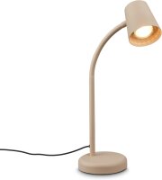 Tischlampe Tischleuchte, Beige, 9 Watt, GU10-Fassung, 24,5 x 38,5 cm – Briloner