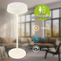Akku-Leuchte Briloner 2 Watt LED Tischleuchte...