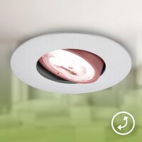 Einbauleuchten briloner 3 x 2 Watt LED Ultraenergieeffizient Spots Chrom-matt Einbaulampe 4000K