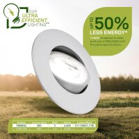 Einbauleuchten briloner 3 x 2 Watt LED Ultraenergieeffizient Spots Chrom-matt Einbaulampe 4000K