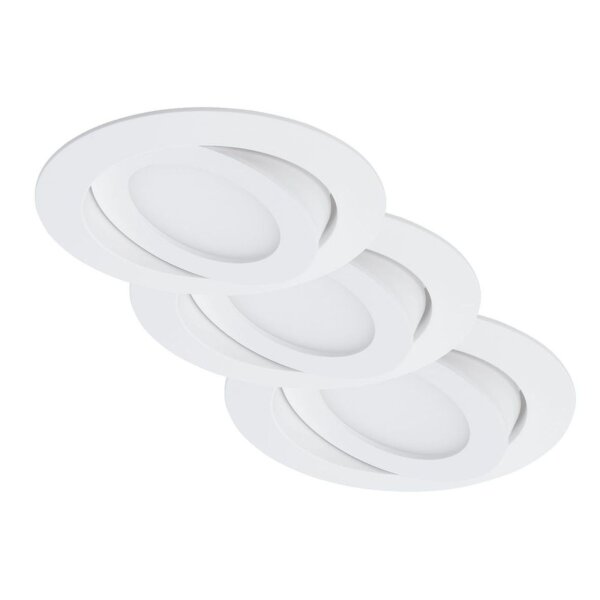 Einbauleuchten Briloner 3 x 4,8 Watt LED Weiß Einbauspots 4000K 600 Lumen