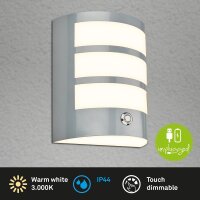 Akku-Leuchte Briloner Wandlampe 5,8 Watt LED Chrom-matt...