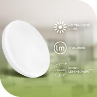 Deckenleuchte Briloner 8 Watt LED Ultraenergieeffizient...