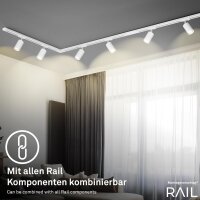 Schienensystem Briloner Erweiterungsspot Weiß 4,5...