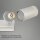 4-flammiger Deckenspot 4er Strahler, Chrom-Matt, 4x9W, GU10-Fassung, Glas – Briloner