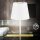 Akku-Tischlampe Calida, Weiß (Matt), 2,5 Watt, 200lm, Warmweiß, dimmbar, RGB – Briloner