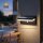 Solar-Lichter LED Solar Wandleuchte Schwarz Bewegungsmelder USB-C 2,5W 300lm 2700K IP54