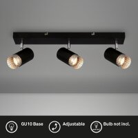 Strahler Briloner 3er Spot Deckenlampe Schwarz mit...
