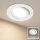 LED Einbaulampe, Weiß, Bohrloch 8,6 cm, 7 Watt, 600lm, 4000K, schwenkbar, IP23 – Briloner