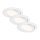 Einbauleuchten Briloner 3 x 8 Watt LED Weiß Einbauspots 800 Lumen 4000K