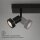 2-flammiger Deckenspot 2er Strahler, Schwarz, 2x4,9W, 460lm, 3000K, 32 x 8,5 cm – Briloner