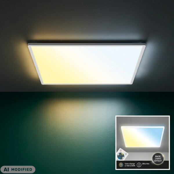 Deckenleuchte Briloner 45 Watt LED Deckenlampe Fernbedienung CCT dimmbar 56 cm