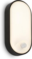 Außenleuchte Briloner 12 Watt LED Wandlampe Schwarz...