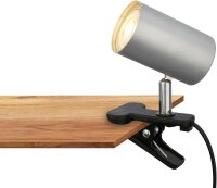 Klemmleuchte Briloner GU10 Fassung Klammerleuchte Chrom-matt
