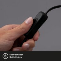 Klemmleuchte Briloner GU10 Fassung Klammerleuchte Chrom-matt