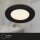 Briloner LED Einbauleuchte Thin Einzelspot 6W 650lm Schwarz IP44 Ultra-Flach (7053-015)