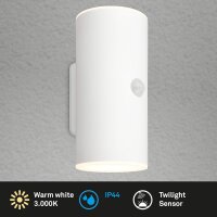 Akku-Leuchte Briloner Wandlampe 8,5 Watt LED Weiß...