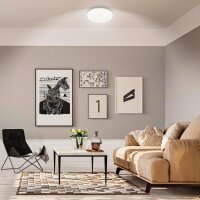 Deckenleuchte Briloner 15 Watt LED Sternenhimmel florales Muster Deckenlampe 27,8 cm
