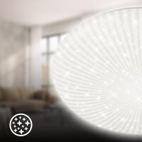 Deckenleuchte Briloner 20 Watt LED Sternenhimmel Dekor 38...