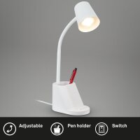 Tischleuchte Briloner Schreibtischlampe mit Organizer...