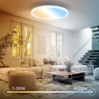 Deckenleuchte Briloner 14,2 Watt LED Panel Deckenlampe 42...