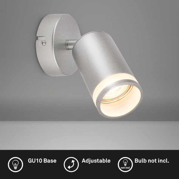 Strahler Briloner Spot Chrom-Matt Wandleuchte Wandlampe GU10 Fassung