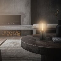 Tischleuchte Briloner E27 4 Watt LED Drahtgeflecht Tischlampe Schwarz