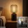 Tischlampe Drahtgeflecht, Schwarz, 4 Watt, Ø 10 cm – Briloner