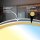 Deckenleuchte Briloner 48 Watt LED Schwarz-Gold Deckenlampe Fernbedienung dimmbar CCT 51 cm