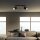 Strahler Briloner 2er Spot GU10 Fassung Deckenleuchte Schwarz Holz Deckenlampe