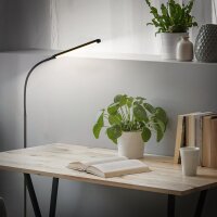 Stehleuchte Briloner 6 Watt LED Standlampe Schwarz Dimmbar Leselampe