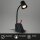 Tischleuchte Briloner Schreibtischlampe mit Organizer Schwarz Tischlampe