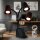 Tischleuchte Tischlampe, Schwarz, 9 Watt (exkl.), 10 x 21 x 35,5 cm – Briloner